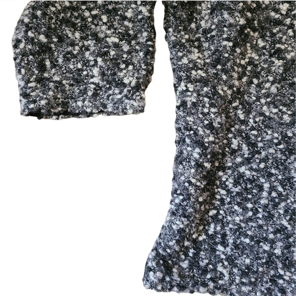 EILEEN FISHER Marled Front Solid Back Wool Mohair 3/4 Sleeve Sweater Size Large - Picture 5 of 8